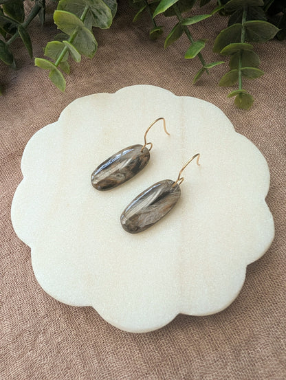 Black/Brown/Grey Aria Earrings