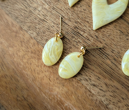 Sun Kissed Oval Earrings