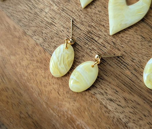 Sun Kissed Oval Earrings