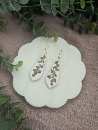 Olive Branch Earrings